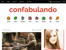 Tablet Screenshot of confabulando.com.br